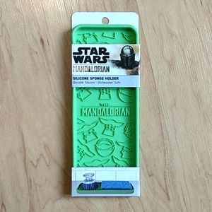Star Wars The Mandalorian   Kitchen Sink Silicone Sponge Holder